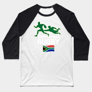 South Africa Flag Rugby Baseball T-Shirt